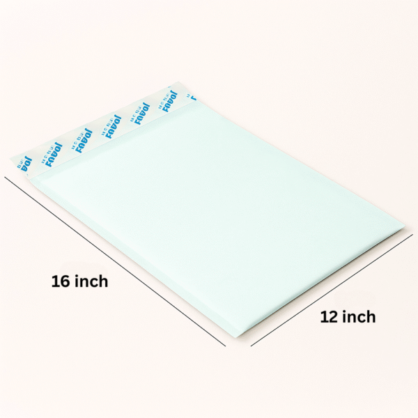 Self-Seal Business Envelope 16x12 inch – Sky Blue, 120 GSM | ABHA PRINT®