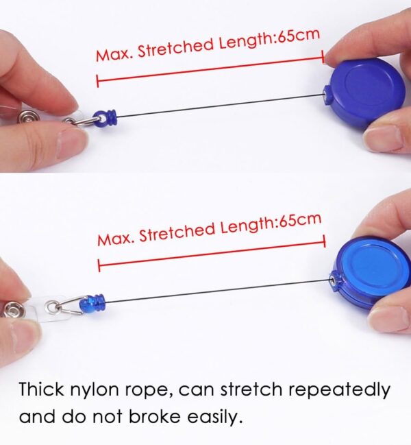 ID card holder with lanyard and yoyo