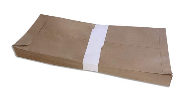 ABHA PRINT® Brown Kraft Paper Envelopes 11x5 Inch – 110 GSM, Pack of 50 | Heavy-Duty Office & Document Covers - Image 4
