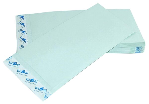 Self-Seal Business Envelope 9x6 inch – Sky Blue, 120 GSM | ABHA PRINT®