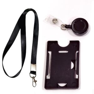 ID card holder with lanyard and yoyo