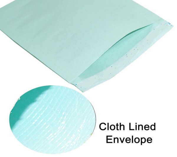 Self-Seal Business Envelope 14x10 inch – Sky Blue, 120 GSM | ABHA PRINT® - Image 3