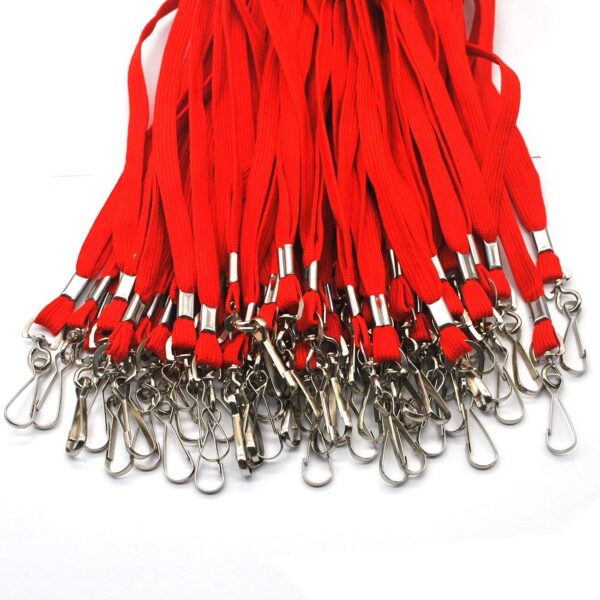 ABHA PRINT 36" Bulk Durable Flat Lanyards for ID Badges – Wholesale 100-Pack Neck Straps with Swivel J-Hook for Office, School & Events - Image 13