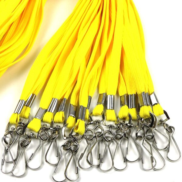 ABHA PRINT 36" Bulk Durable Flat Lanyards for ID Badges – Wholesale 100-Pack Neck Straps with Swivel J-Hook for Office, School & Events - Image 16
