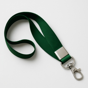 Green Lanyards with Badge Clip – Pack of 10 | ABHA PRINT®