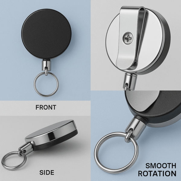 ABHA PRINT Heavy Duty Metal ID Badge Holder - Image 5