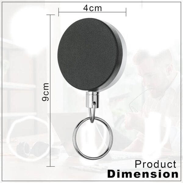 ABHA PRINT Heavy Duty Metal ID Badge Holder - Image 3