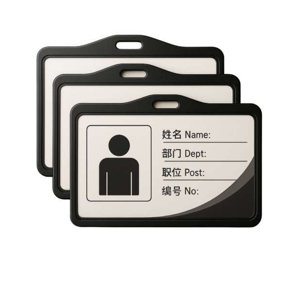 ABHA PRINT® Aluminum Alloy ID Card Holder