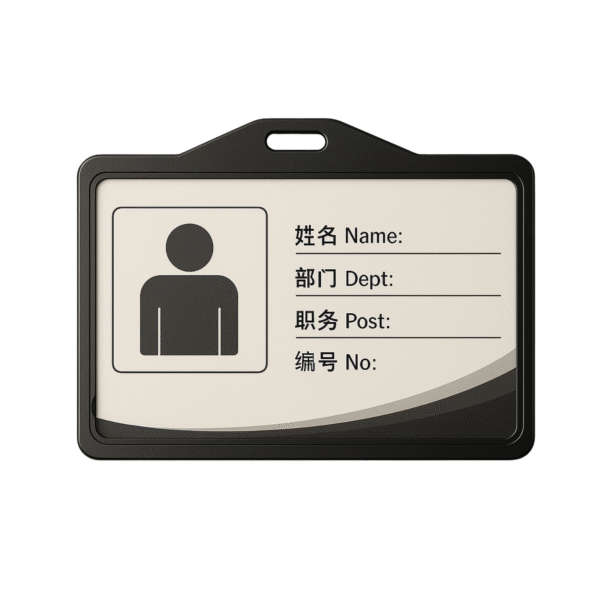 ABHA PRINT® Aluminum Alloy ID Card Holder - Image 2