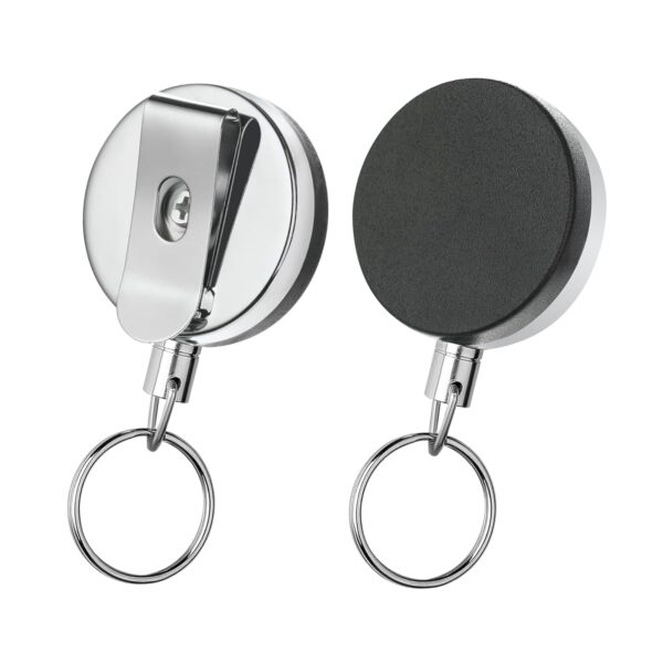 ABHA PRINT Heavy Duty Metal ID Badge Holder