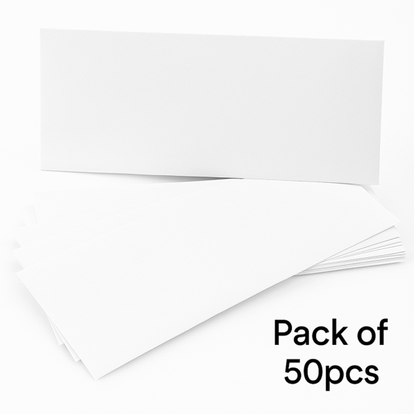 11x5 White Business Envelope 11x5 in – 120 GSM Premium Paper, Pack of 50 | ABHA PRINT® - Image 3