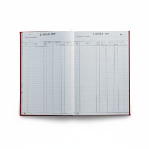 Compact Ledger Book for Daily Accounting, Cashbook & Record Keeping by ABHA PRINT®