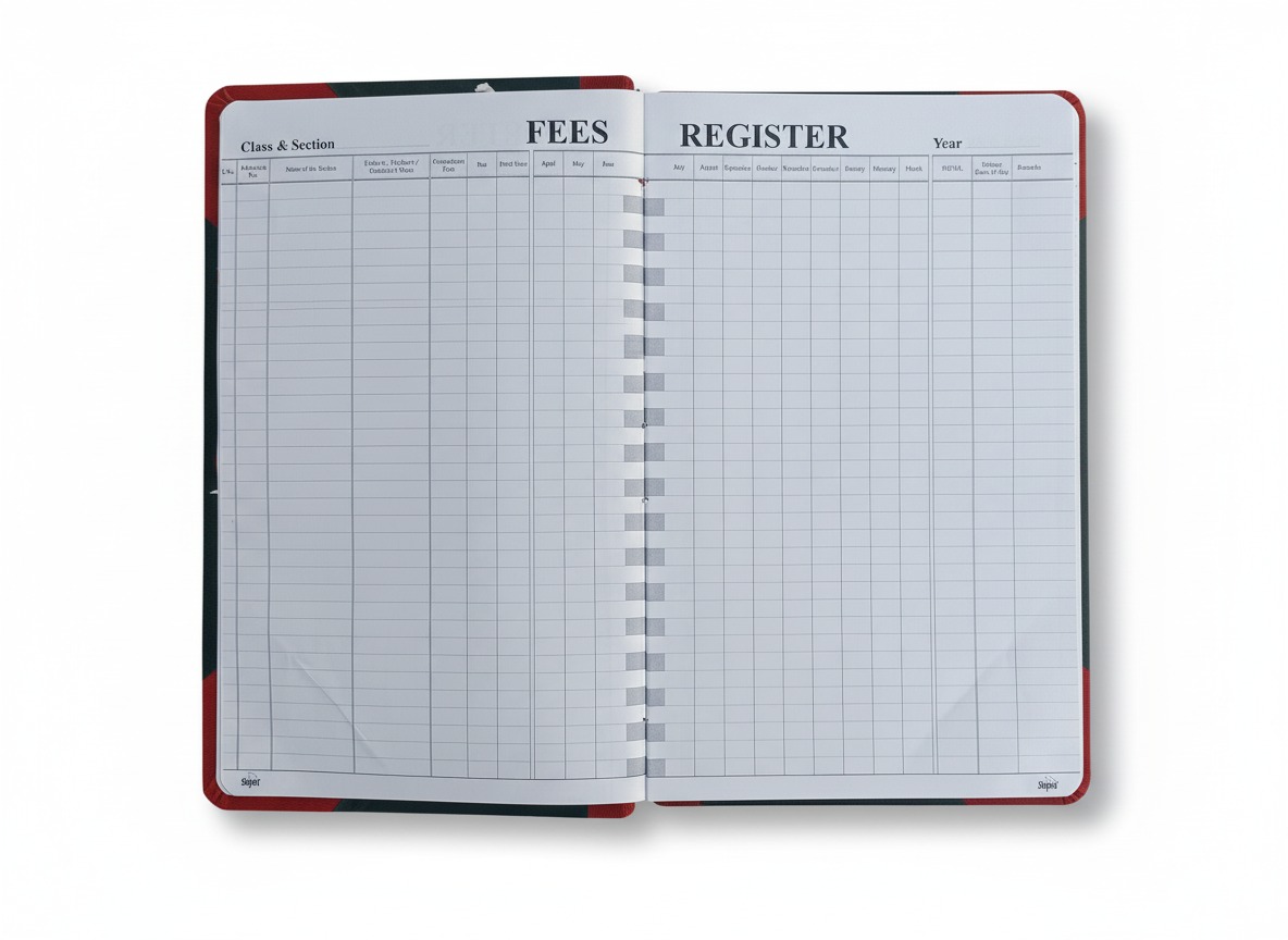 ABHA PRINT® Fees Record Register – 100 Pages, 34×21 cm | Hardbound Account Book - Image 2