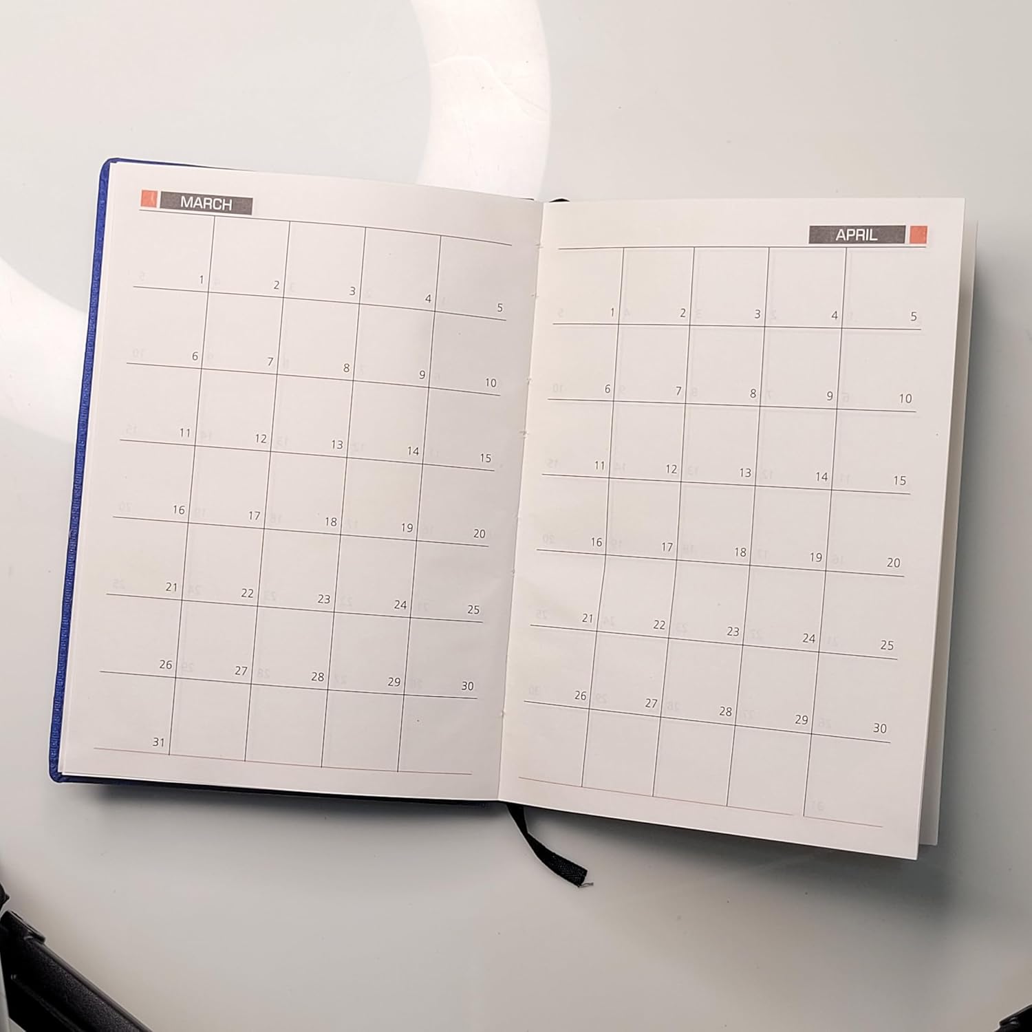 ABHA PRINT® Pocket Diary Journal – 200 Pages, Essential Daily Planner, Pen Holder, Lay-Flat, Bookmarks, Calendar - Image 6