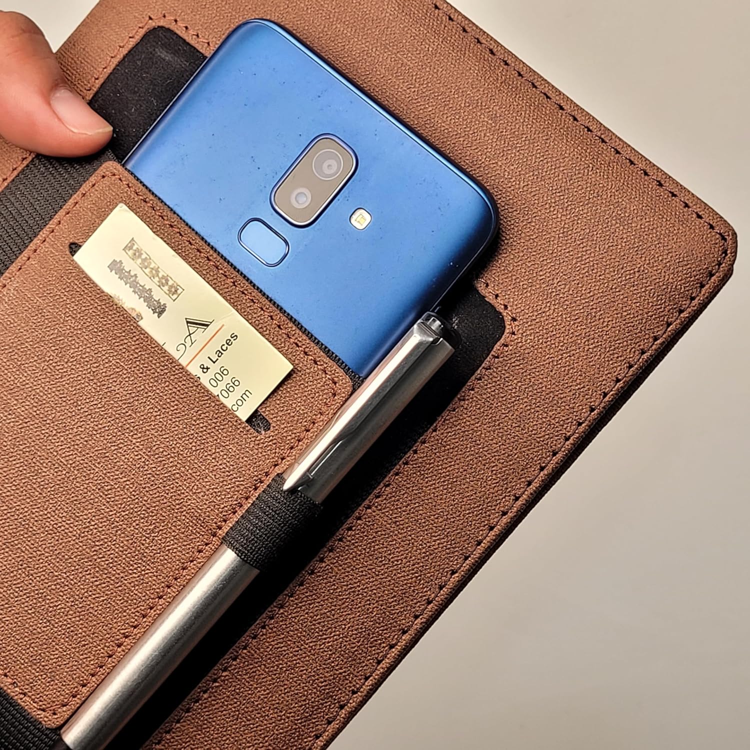 ABHA PRINT® Pocket Diary Journal – 200 Pages, Essential Daily Planner, Pen Holder, Lay-Flat, Bookmarks, Calendar - Image 10