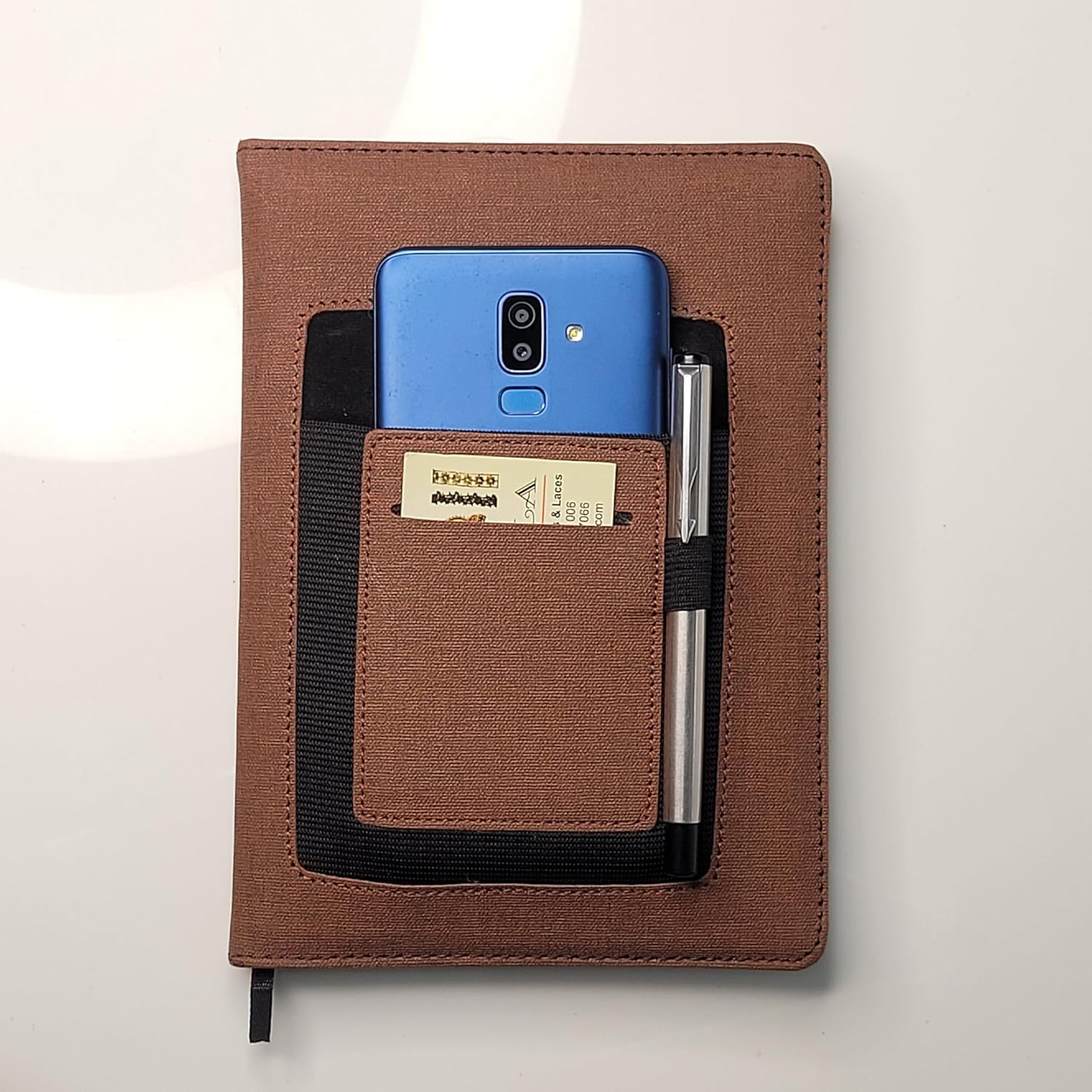 ABHA PRINT® Pocket Diary Journal – 200 Pages, Essential Daily Planner, Pen Holder, Lay-Flat, Bookmarks, Calendar - Image 11