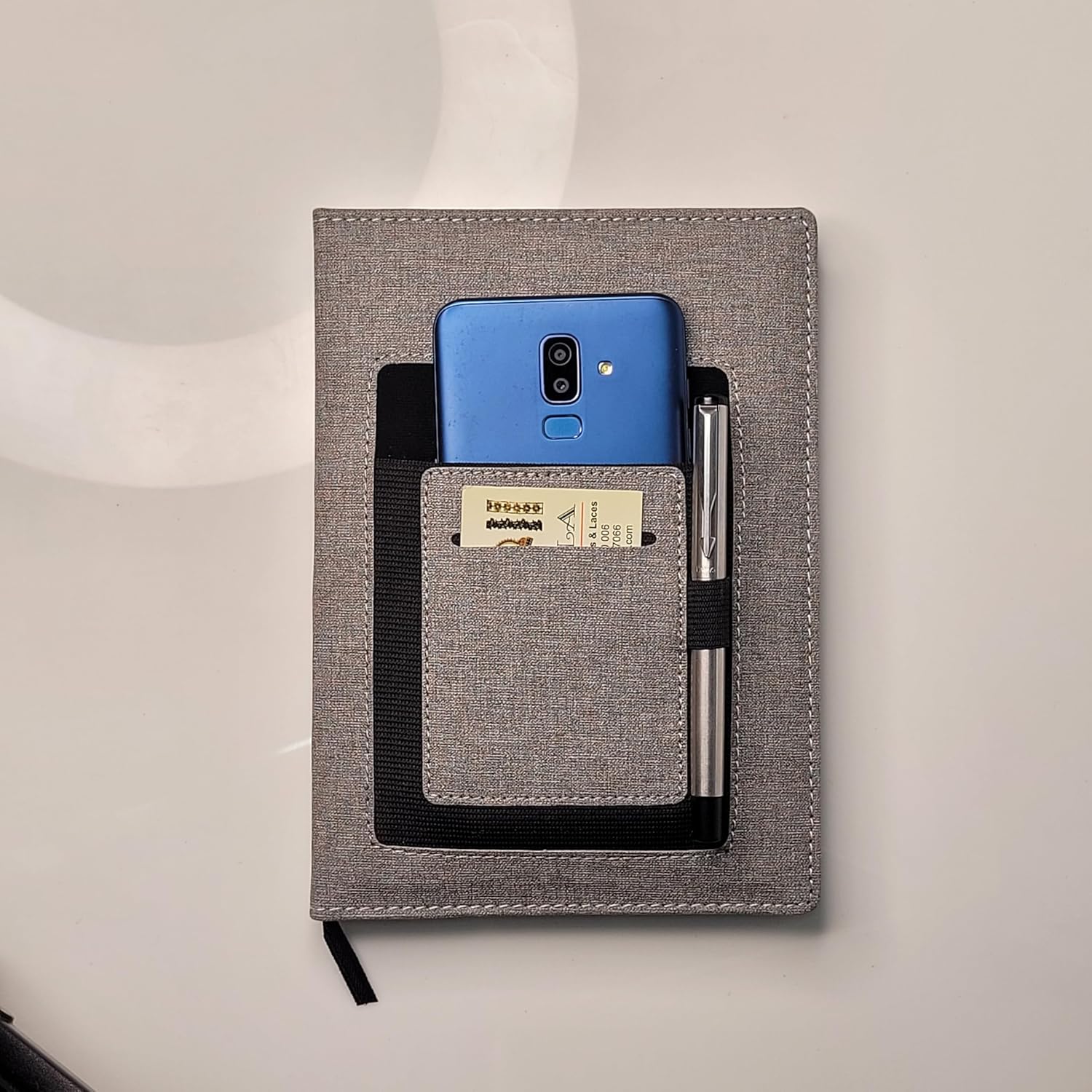 ABHA PRINT® Pocket Diary Journal – 200 Pages, Essential Daily Planner, Pen Holder, Lay-Flat, Bookmarks, Calendar - Image 14