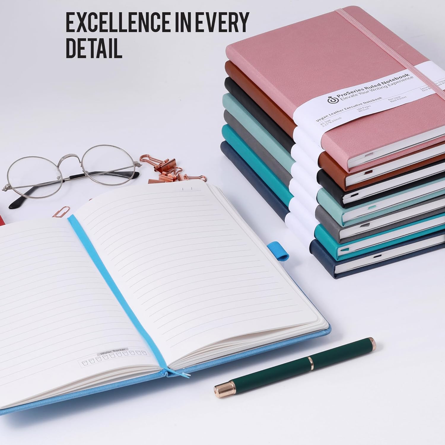 ABHA PRINT® B5 Executive PU Leather Notebook – 192 Pages, 80 GSM - Image 6