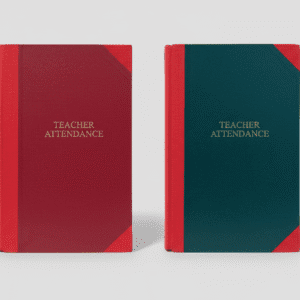 ABHA PRINT® Hardbound Teacher Attendance Register with 70 GSM Ledger Paper