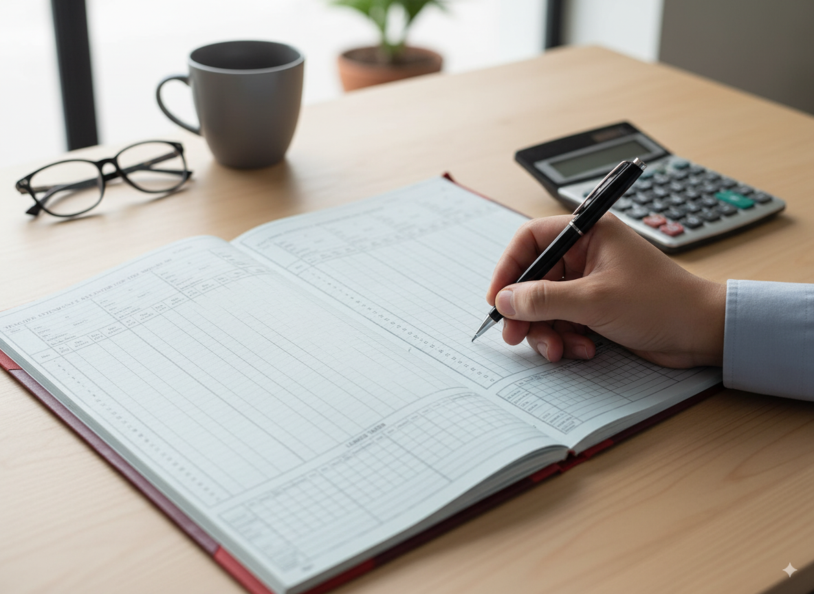 ABHA PRINT® Teacher Attendance Register – 32×20 cm, 100 Pages | Hard Bound Ledger Book - Image 4