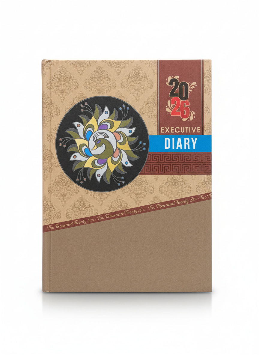 ABHA PRINT® 2026 Executive Diary – 7×9 inch Premium Hardbound Planner