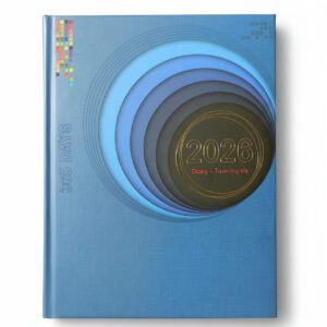 ABHA PRINT® Executive Planner 2026 Hardbound – 7×9 inch Blue Cover