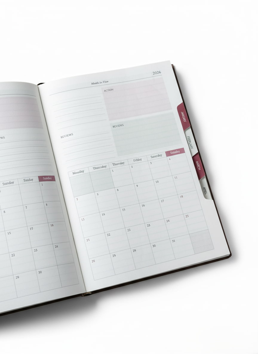 ABHA PRINT® 2026 Planner Diary – 7×9 inch Hardbound Daily & Monthly Organizer with Tabs, Maps, ISD Codes & Finance Tracker - Image 13