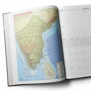 ABHA PRINT® 2026 Planner Diary – 7×9 inch Hardbound Cover with Monthly Tabs ABHA PRINT® 2026 Planner Diary – Financial Summary and Map Pages ABHA PRINT® 2026 Planner Diary – Daily Layout with ISD Codes and Reference Tables