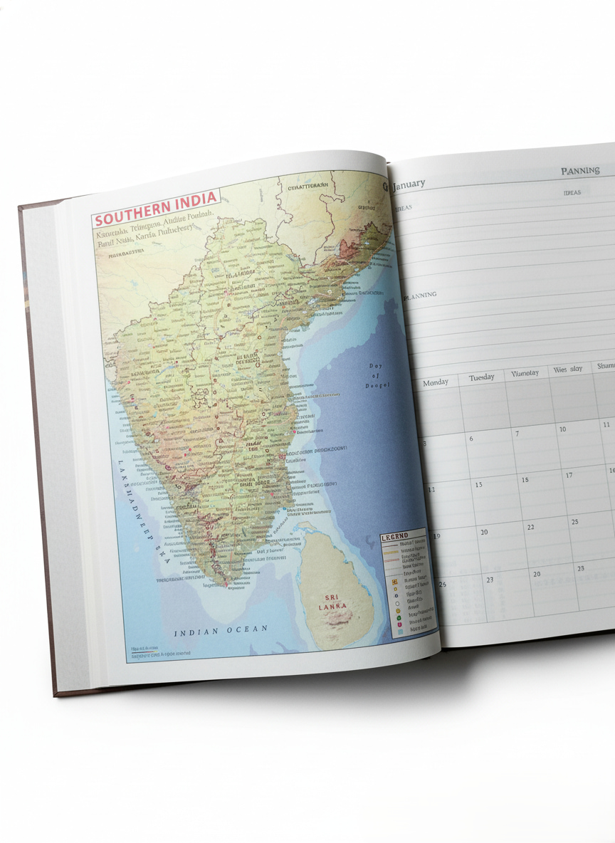 ABHA PRINT® 2026 Planner Diary – 7×9 inch Hardbound Cover with Monthly Tabs ABHA PRINT® 2026 Planner Diary – Financial Summary and Map Pages ABHA PRINT® 2026 Planner Diary – Daily Layout with ISD Codes and Reference Tables