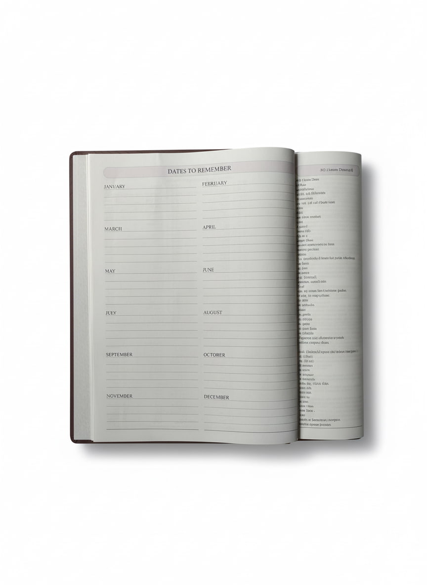 ABHA PRINT® 2026 Planner Diary – 7×9 inch Hardbound Daily & Monthly Organizer with Tabs, Maps, ISD Codes & Finance Tracker - Image 5