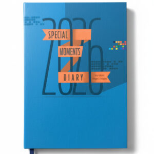 ABHA PRINT® 2026 Special Moments Diary – 7×9 inch Blue Hardbound Cover