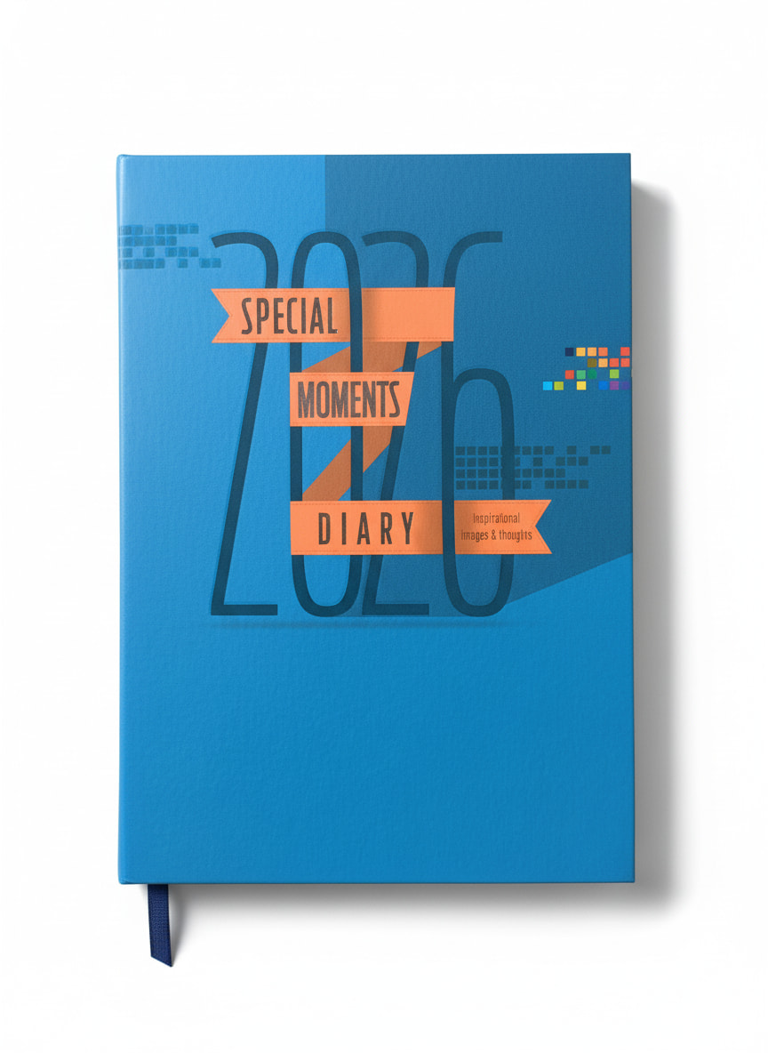 ABHA PRINT® 2026 Special Moments Diary – 7×9 inch Blue Hardbound Cover